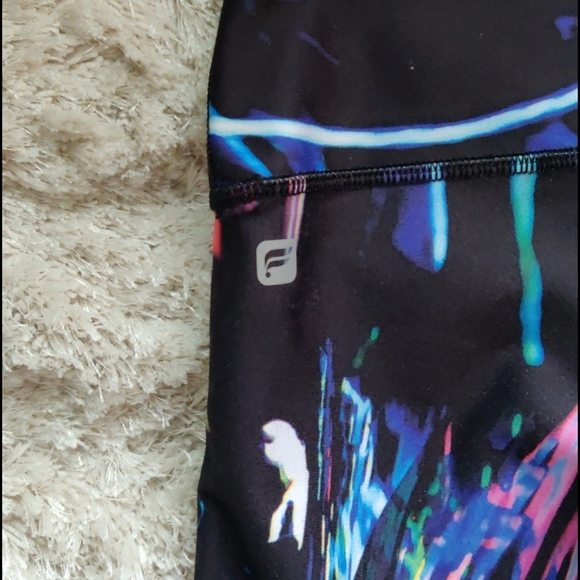 EUC High waisted full length colorful leggings - Picture 4 of 5